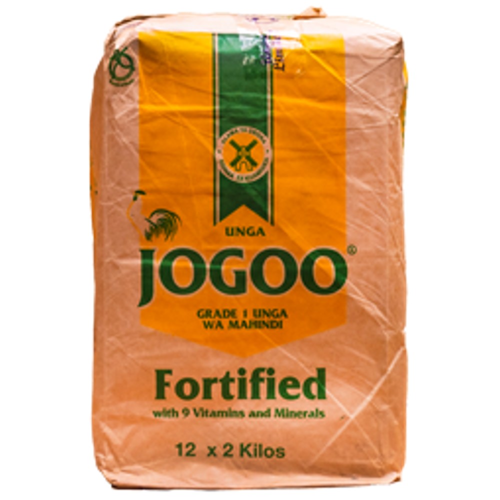 Jogoo Fortified Maize Meal (Grade 1 Unga wa Mahindi) Bale - 12 x 2kg